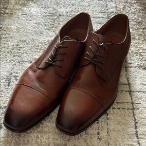 Men's Brown Leather Dress Shoes